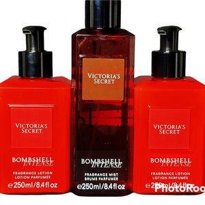 Victoria's Secret B💣MBSHELL IN BLOOM 🌺 Eau De Perfum, Mist & Lotion Set
